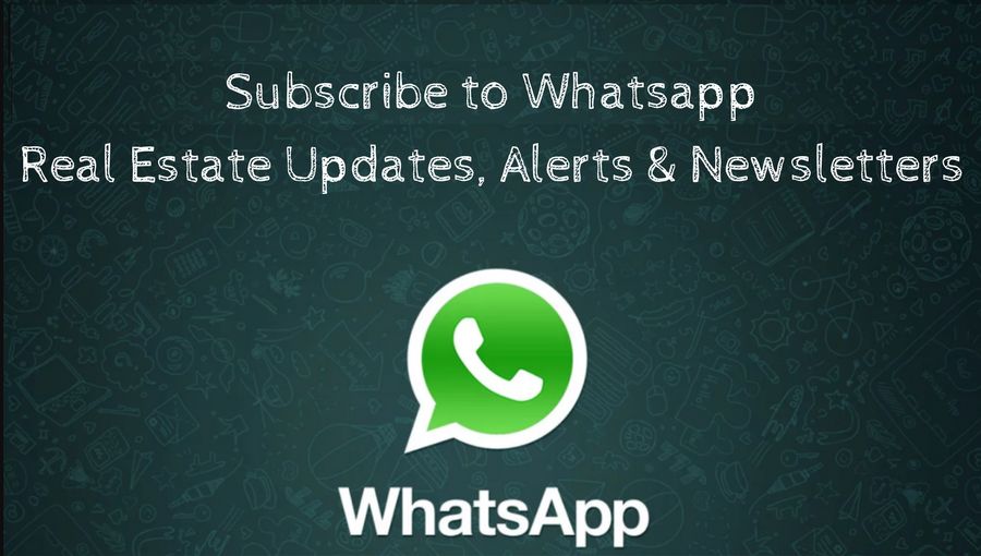 Subscribe to Whatsapp Real Estate Updates and Newsletters Update